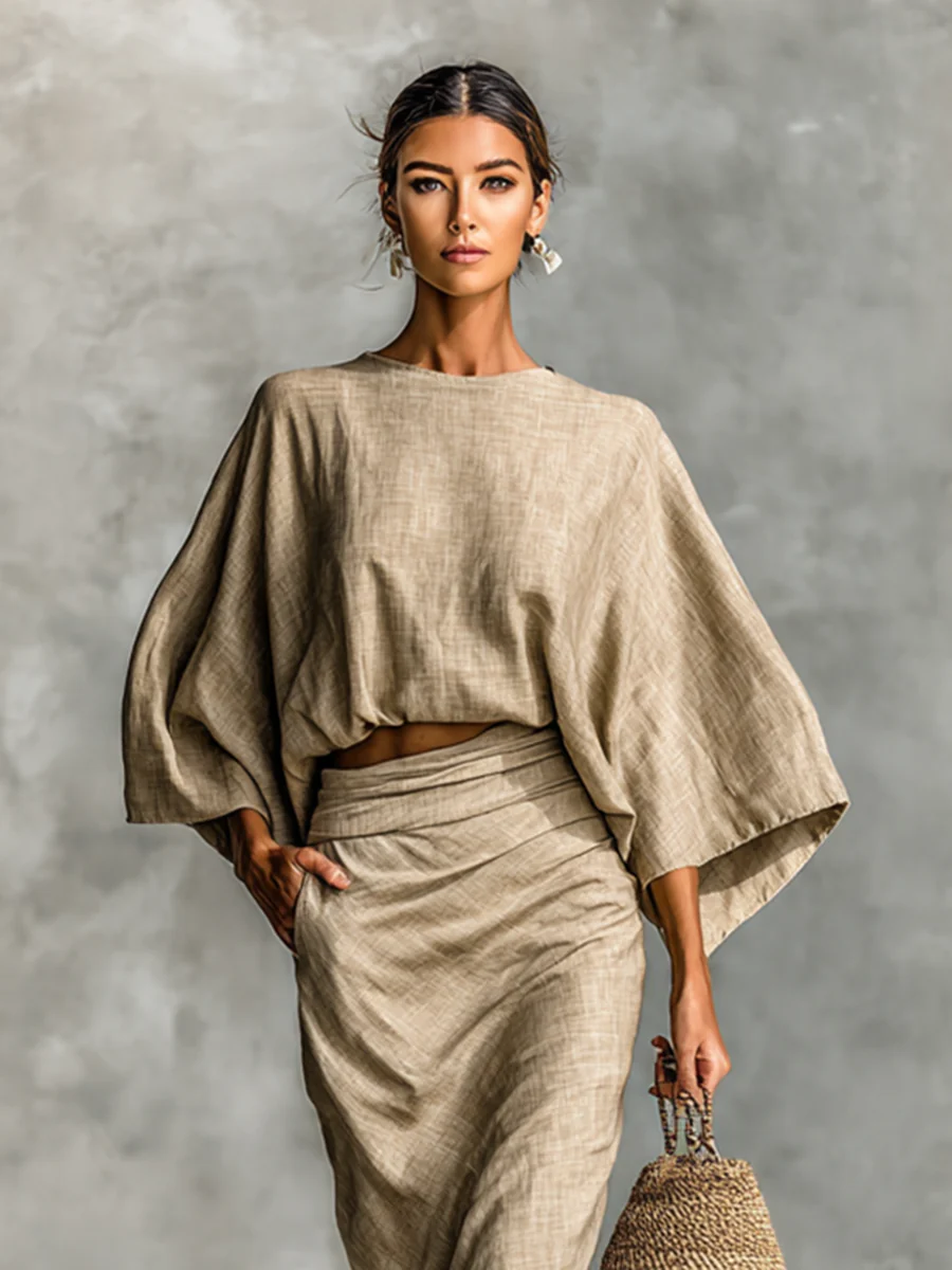 Norfa - Conjunto de Algodón y Lino para Mujer - Imagen 3