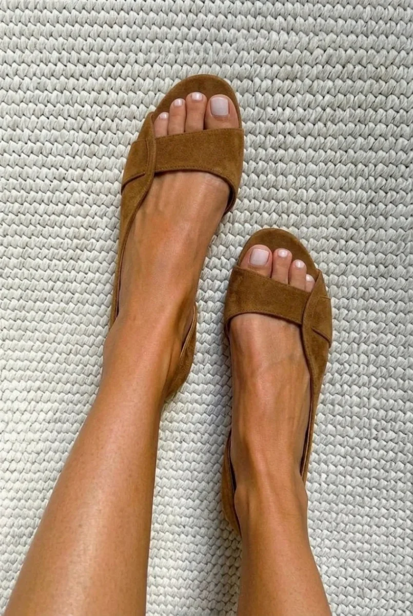 Sora - Sandalias destalonadas de ante para Mujer - Imagen 2