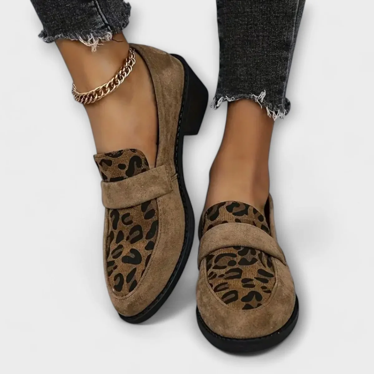 Karla - Zapatos elegantes de mujer con estampado de leopardo - Imagen 3