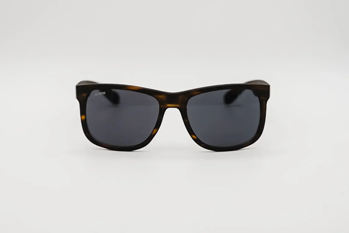 Gafas de Sol Baku – Estilo Rectangular en Carey Oscuro Mate - Imagen 3