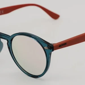 Gafas de Sol Barcelona – Estilo Redondo Bicolor Azul y Rojo