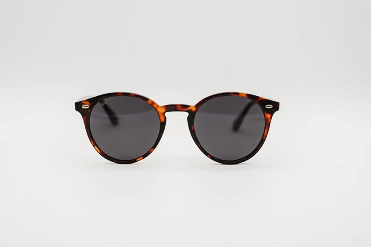 Gafas de Sol Bogota – Estilo Redondo Panto en Carey - Imagen 3