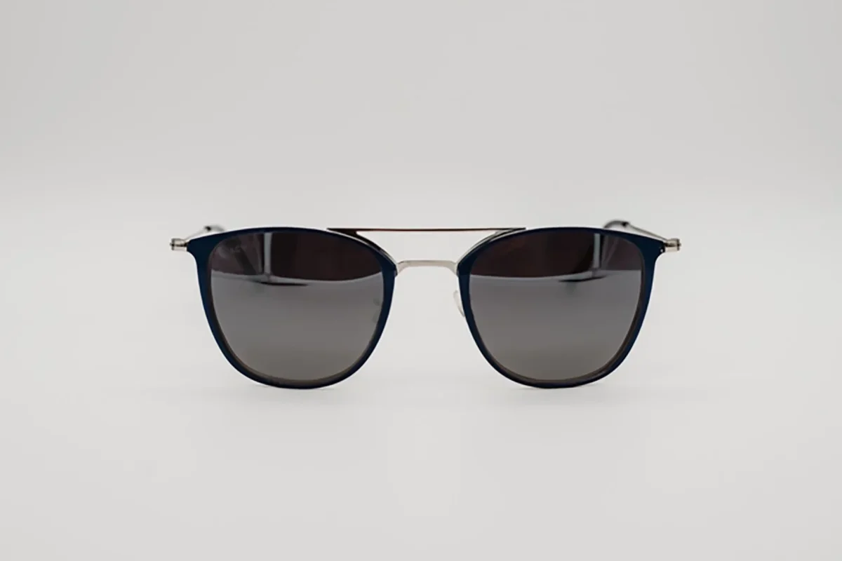 Gafas de Sol Buenos Aires – Aviador Moderno en Azul y Plata - Imagen 3