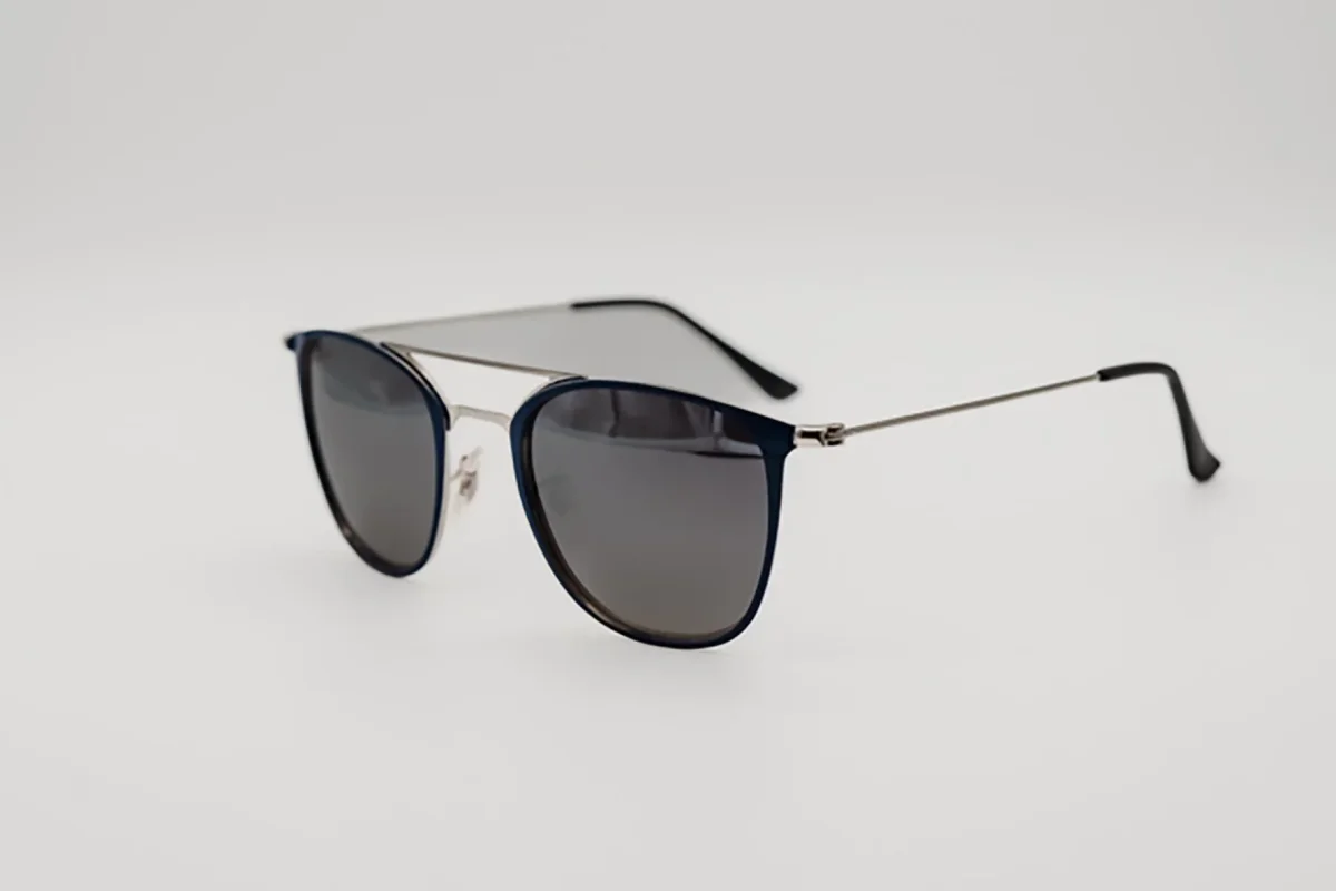 Gafas de Sol Buenos Aires – Aviador Moderno en Azul y Plata - Imagen 4