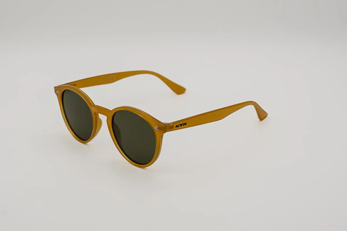 Gafas de Sol Cordoba – Estilo Panto Retro en Color Mostaza - Imagen 4