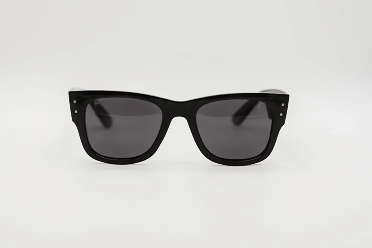 Gafas de Sol Creta – Diseño Rectangular Bold en Negro Mate - Imagen 3