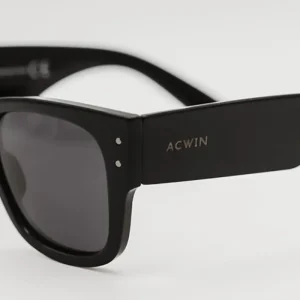 Gafas de Sol Creta – Diseño Rectangular Bold en Negro Mate