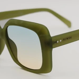 Gafas de Sol Edimburgo – Estilo Oversize Retro en Verde Oliva