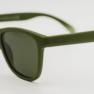 Gafas de Sol Florencia – Estilo Wayfarer en Verde Oliva Mate