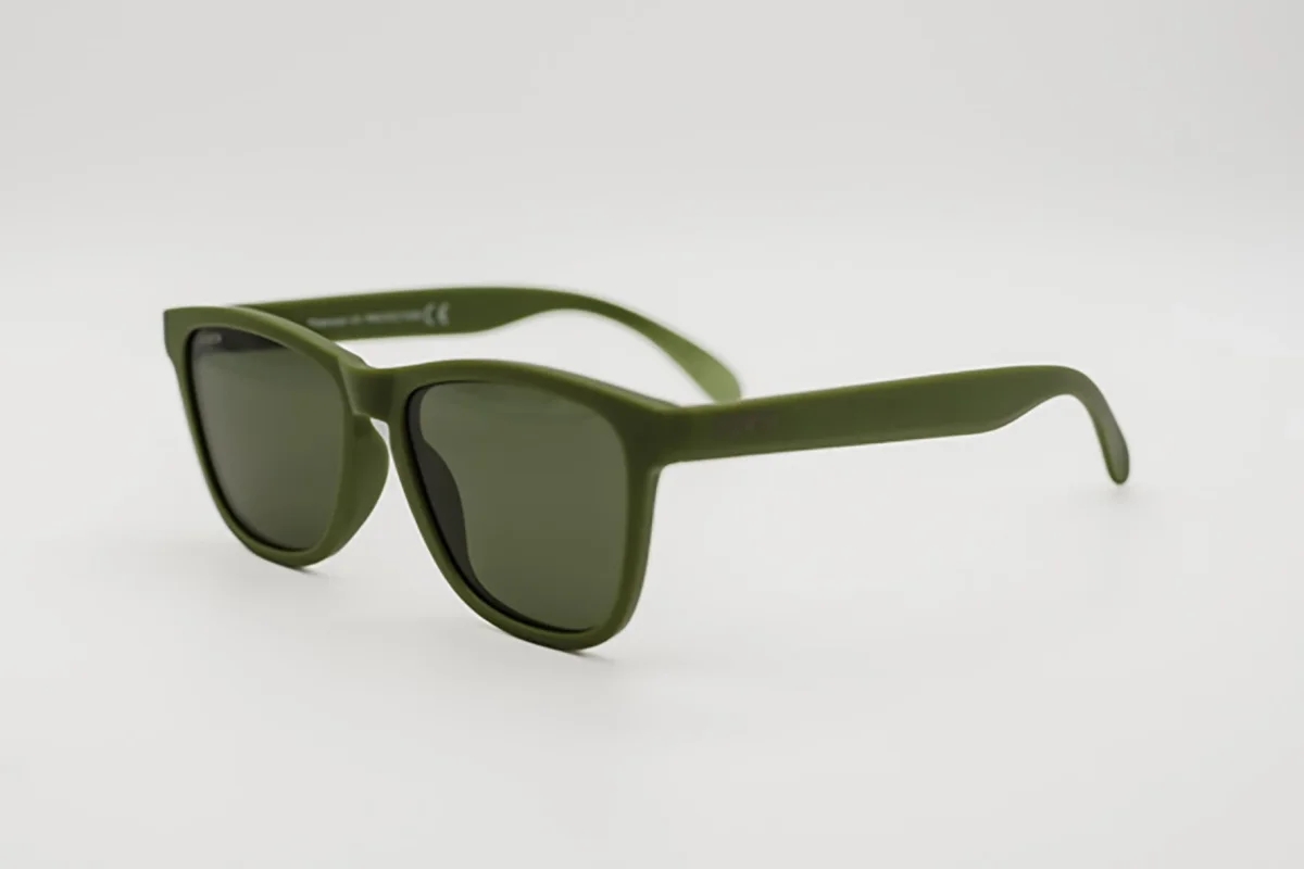 Gafas de Sol Florencia – Estilo Wayfarer en Verde Oliva Mate - Imagen 4