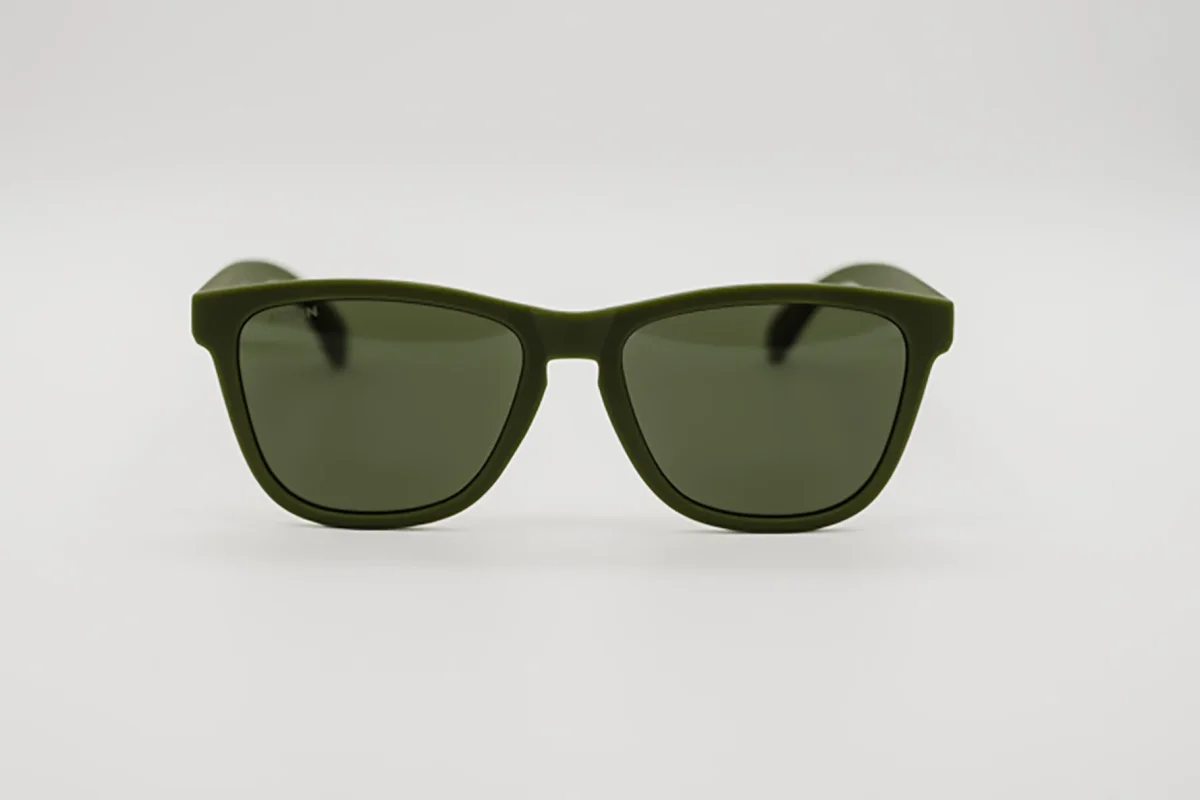 Gafas de Sol Florencia – Estilo Wayfarer en Verde Oliva Mate - Imagen 3