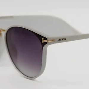 Gafas de Sol Ginebra – Estilo Glamour Oversize en Blanco y Oro