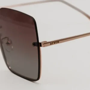 Gafas de Sol Hong Kong – Estilo Oversize Rimless en Oro