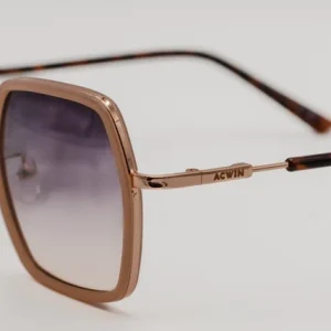 Gafas de Sol Houston – Estilo Geométrico Oversize en Oro Rosa