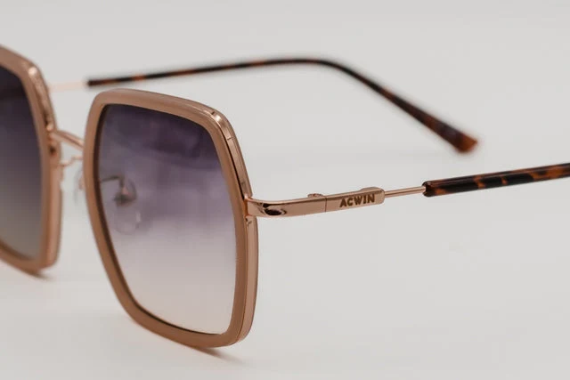Gafas de Sol Houston – Estilo Geométrico Oversize en Oro Rosa