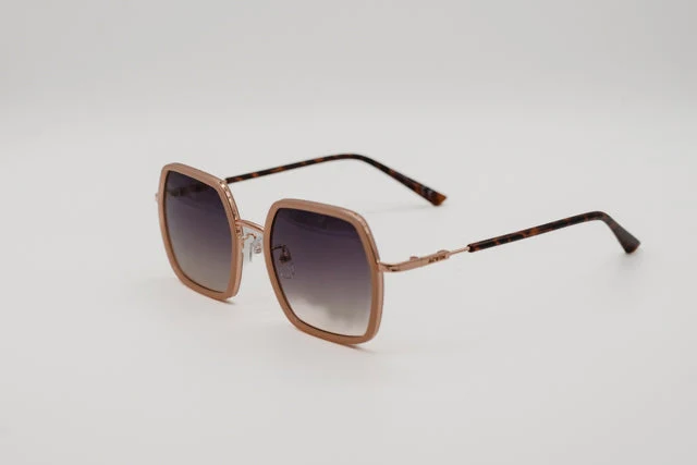 Gafas de Sol Houston – Estilo Geométrico Oversize en Oro Rosa - Imagen 4