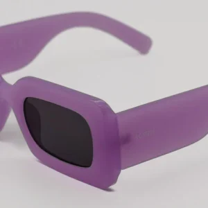 Gafas de Sol Jaen – Estilo Rectangular Bold en Lila Frost