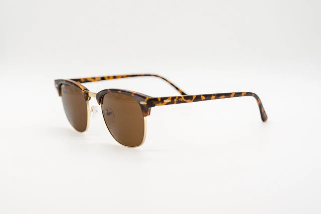 Gafas de Sol London – Estilo Clubmaster Clásico en Carey y Oro - Imagen 4