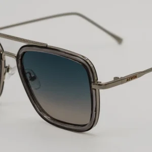 Gafas de Sol Lugo – Estilo Navegador Doble Puente en Gunmetal