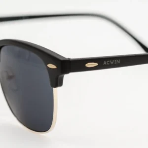 Gafas de Sol Madrid – Estilo Clubmaster en Negro Mate y Oro