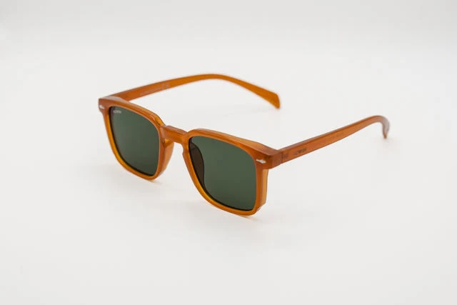 Gafas de Sol Marrakech – Estilo Vintage en Naranja Ámbar - Imagen 4