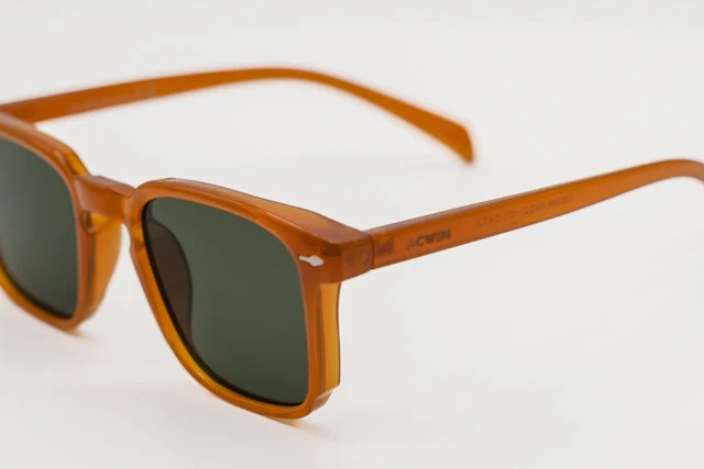 Gafas de Sol Marrakech – Estilo Vintage en Naranja Ámbar - Imagen 2