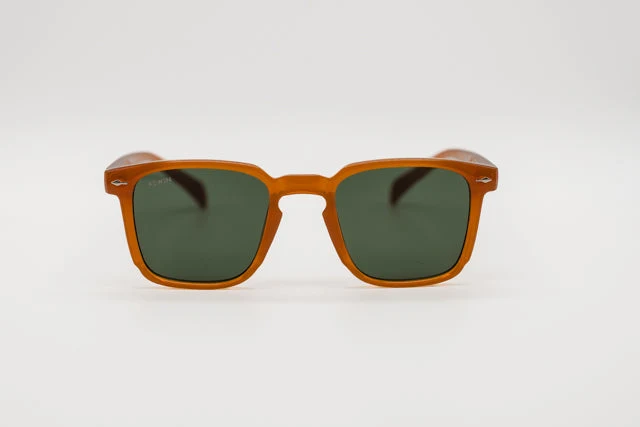 Gafas de Sol Marrakech – Estilo Vintage en Naranja Ámbar - Imagen 3