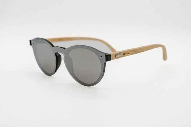 Gafas de Sol Nairobi – Estilo Frontal Plano con Varillas de Madera - Imagen 4