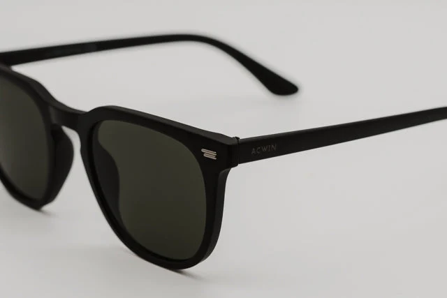Gafas de Sol Orlando – Estilo Vintage Keyhole en Negro Mate - Imagen 2