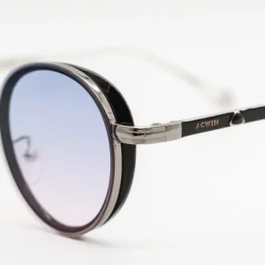 Gafas de Sol Paris – Estilo Redondo con Lentes Bicolor Azul-Rosa