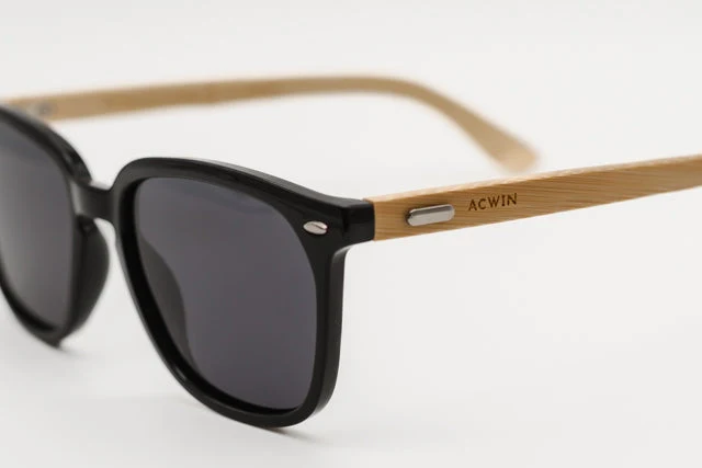 Gafas de Sol Rio – Estilo Cuadrado con Varillas de Madera - Imagen 2