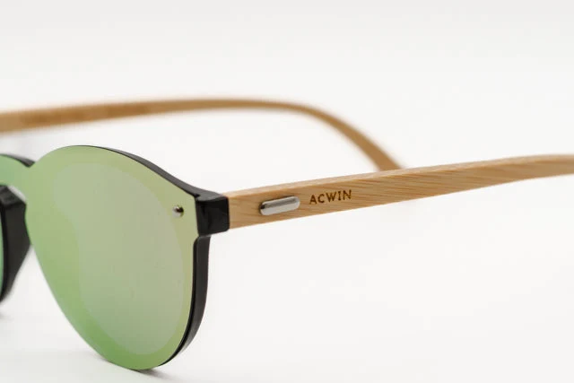 Gafas de Sol San Francisco – Estilo Flat Top con Lentes Espejo Verde