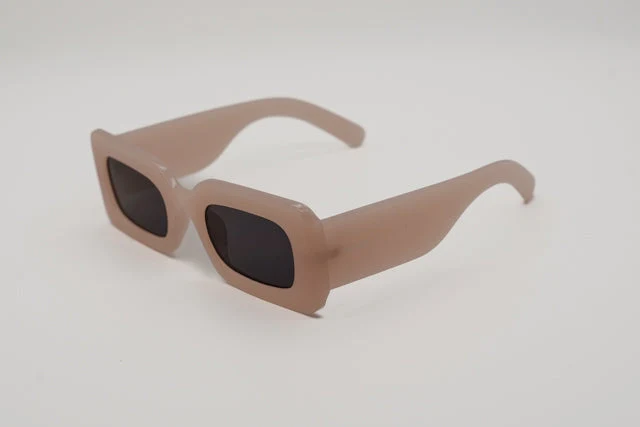 Gafas de Sol Sevilla – Estilo Rectangular Bold en Nude Mate - Imagen 4