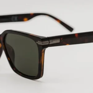 Gafas de Sol Turin – Estilo Retro Oversize en Carey Oscuro