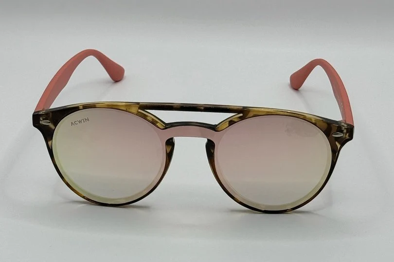 Gafas de Sol Venus – Estilo Panto en Carey y Rosa Coral - Imagen 3