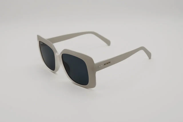 Gafas de Sol Verona – Estilo Cuadrado Oversize en Crema Satinado - Imagen 2