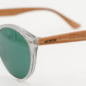 Gafas de Sol Washington – Estilo Panto en Cristal y Madera