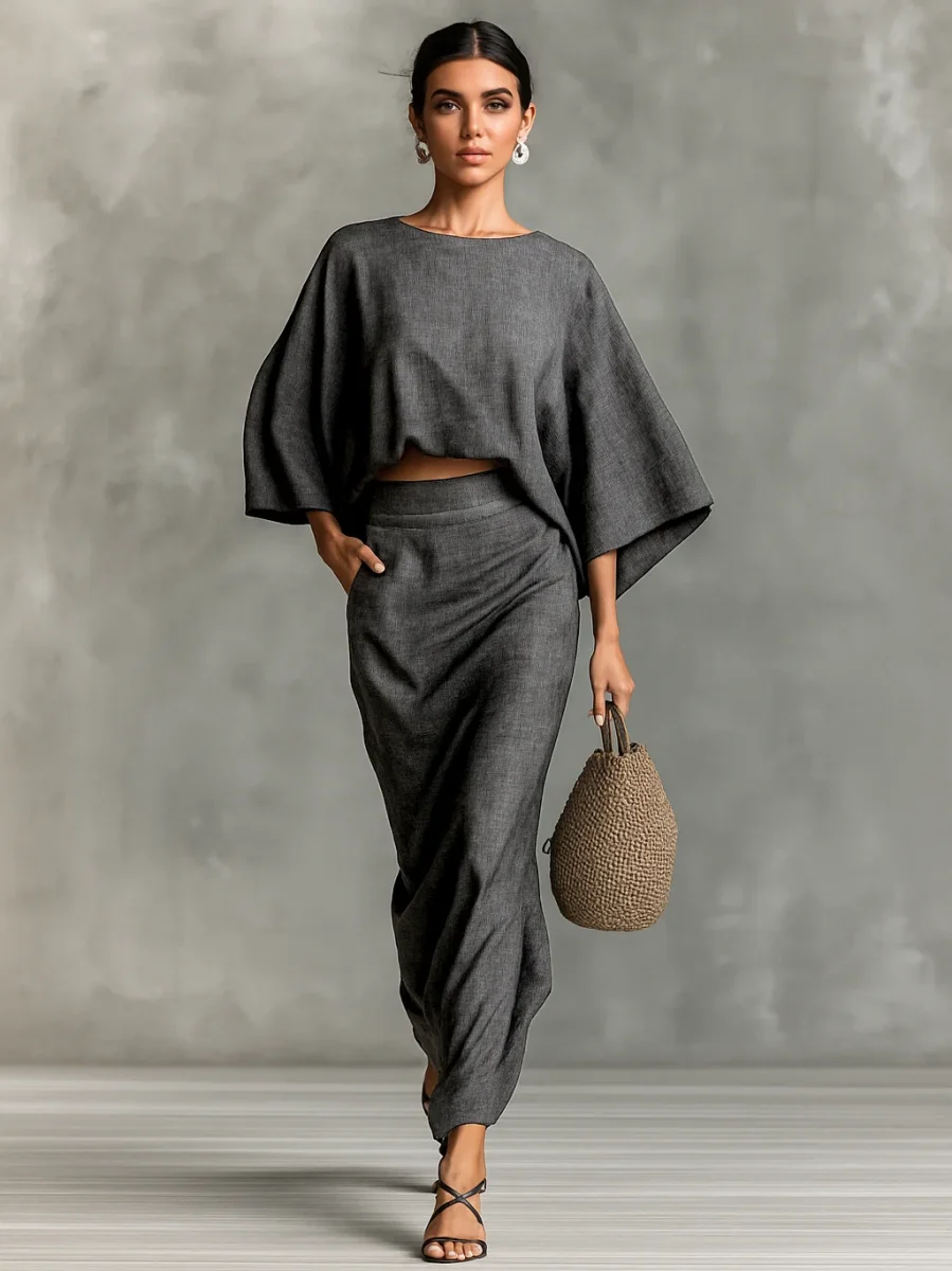 Norfa - Conjunto de Algodón y Lino para Mujer - Imagen 6