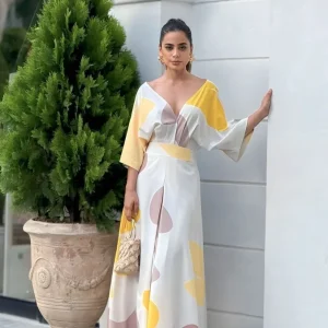 Vestido Juli™ Elegante con Escote en V