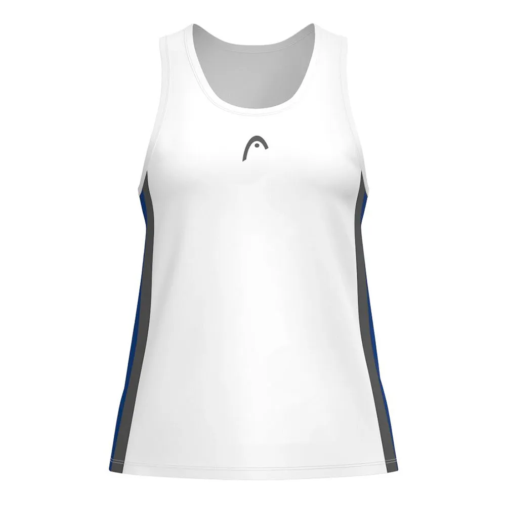 Camiseta Tirantes Head Club 25 Tech Azul Royal/Blanco - Imagen 2