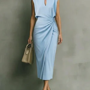 María | Vestido de Mujer midi de diseño