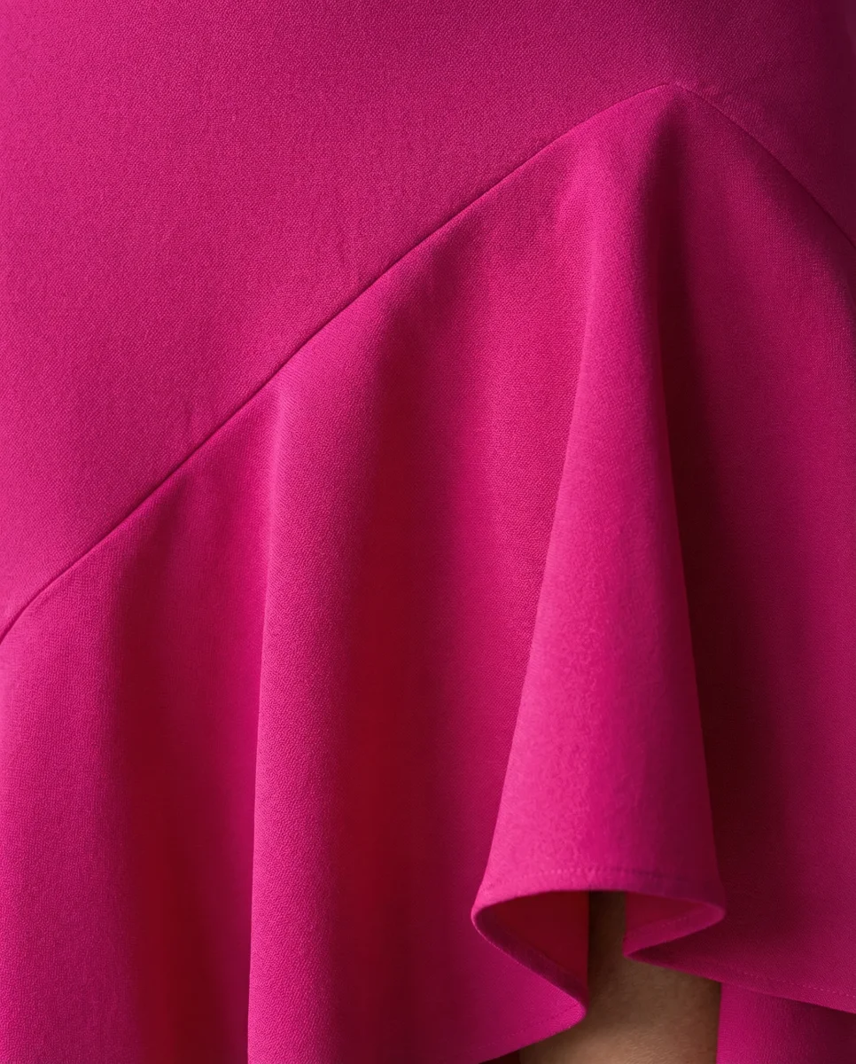 Isabel · Vestido elegante de Mujer con volantes y escote en V - Imagen 5
