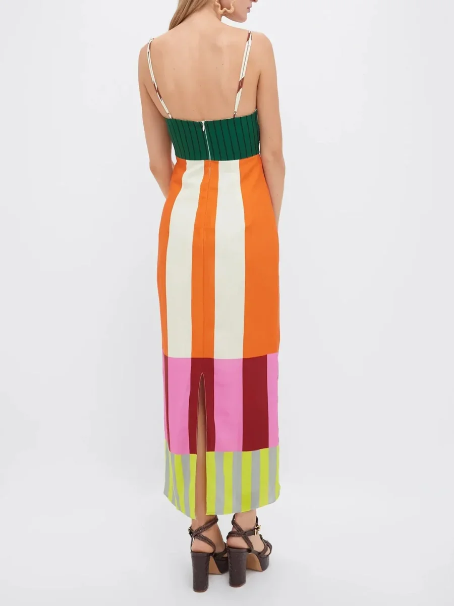 Elsa - Vestido largo multicolor - Imagen 5