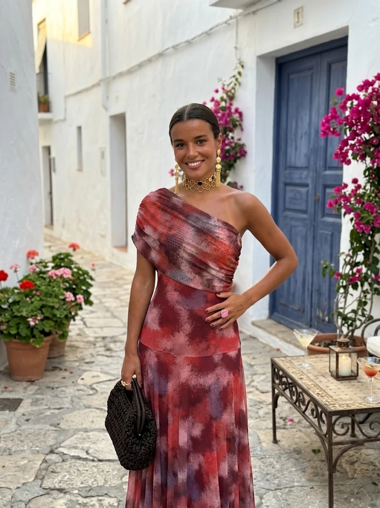Carla | Vestido maxi elegante y sencillo para Mujer - Imagen 9