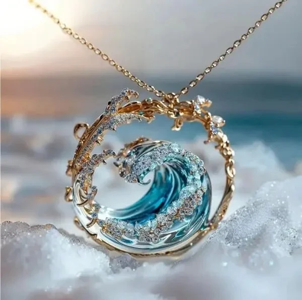 Évelia - Collar Oceánico para Mujer - Imagen 2