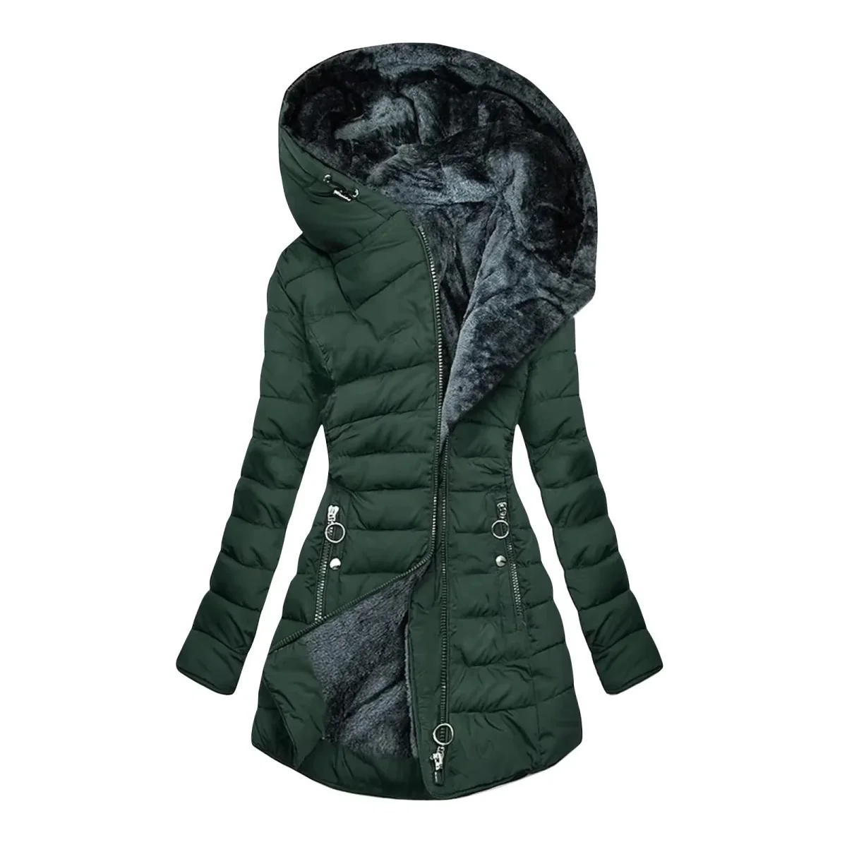 Vanessa I Abrigo de Invierno de Lujo Cálido - Imagen 8