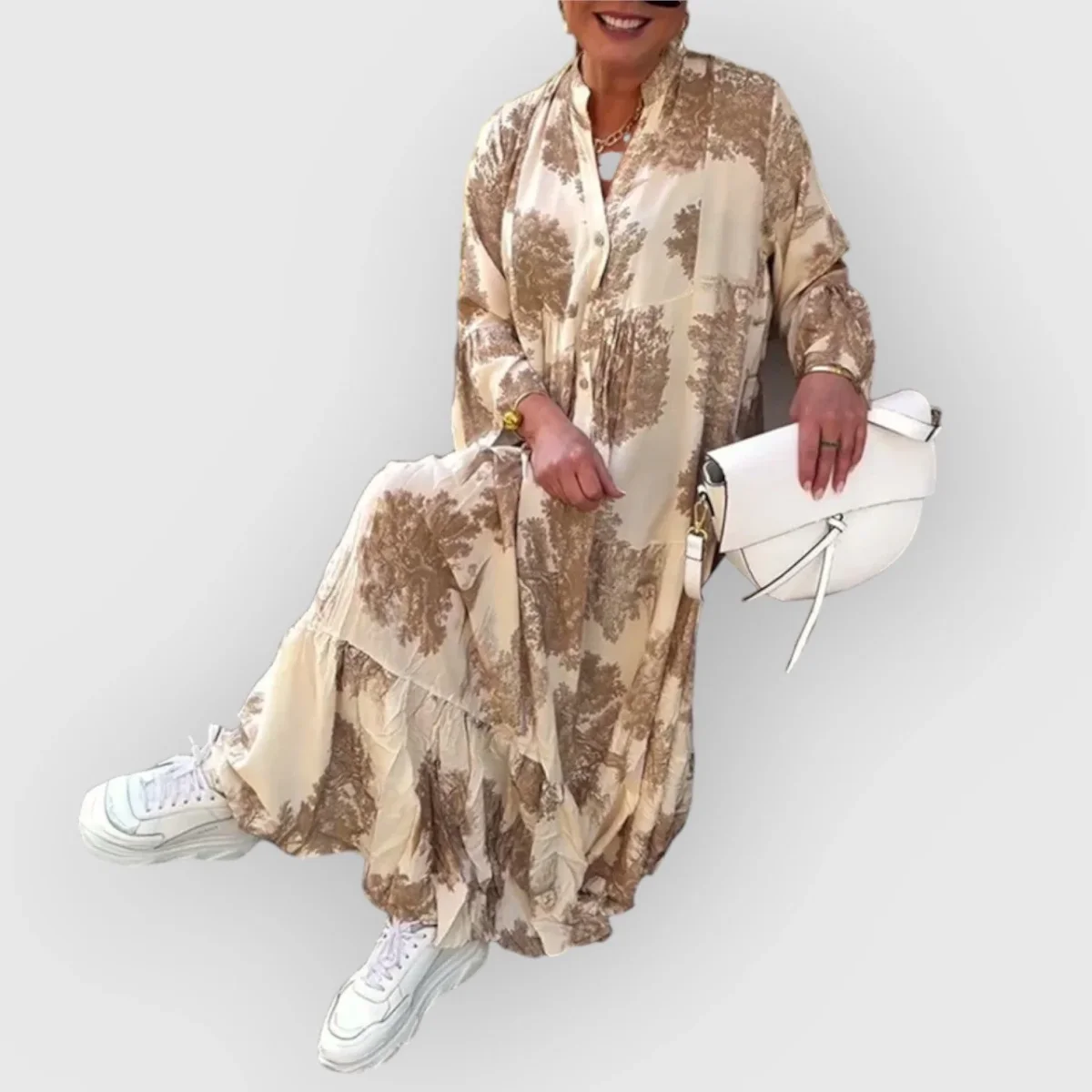 Mirone™ | Vestido largo floral - Imagen 3