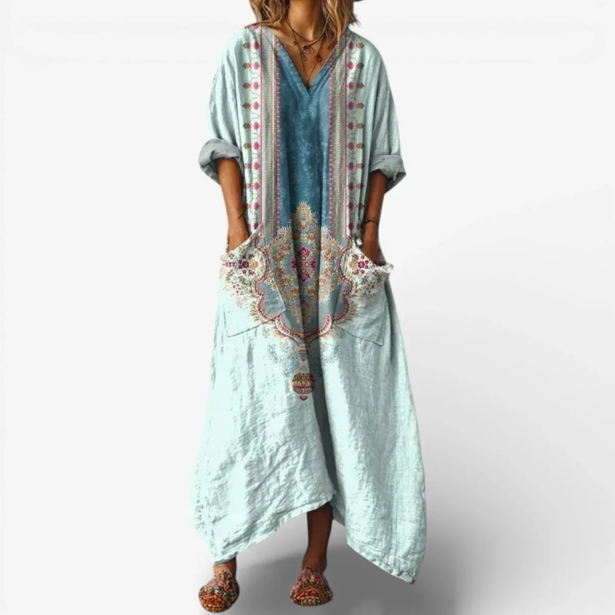 Domenica™ Vestido Bohemio - Imagen 9