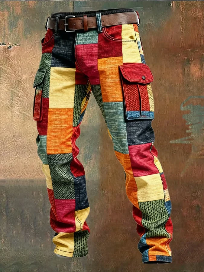 NOA™ | PANTALÓN CARGO HOMBRE PATCHWORK - Imagen 3