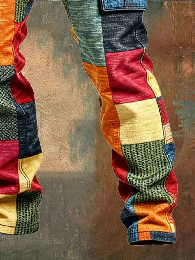 NOA™ | PANTALÓN CARGO HOMBRE PATCHWORK - Imagen 5